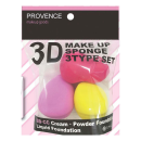３Ｄメイクアップスポンジ　３タイプセット