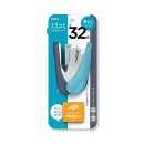 プラス　ホッチキス　フラットかるヒット　ブルー