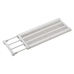 突っ張り棚　メッシュ　マットホワイト　Ｍ　６５～９５×２４ｃｍ　ＴＮＲ－Ｍ