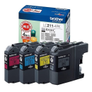 ブラザー　インクカートリッジ　ＬＣ２１１－４ＰＫ　４色パック