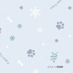 ひんやりマット　ブルー　足跡柄　６０×９０ｃｍ