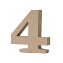 アルファベットレター　数字　４