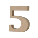 アルファベットレター　数字　５