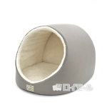 もこさら先染めデニムドームベッド　Ｌ　グレージュ