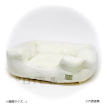 もこふわフランネル　ソファベッド　アイボリー　Ｓ