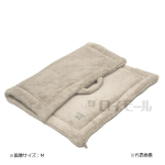 もこふわフランネル　取手付きマット　ベージュ　Ｓ