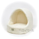 もこふわフランネル　ドームベッド　アイボリー　Ｍ