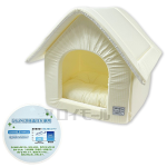 極ひえ冷感　ハウスベッド　Ｍ　ボーダーベージュ