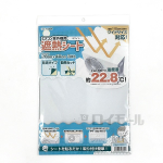 エアコン室外機用　遮熱シート　粘着タイプ　ホワイト　３枚入