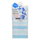 ぷるるん泡　ボディタオル　ブルー