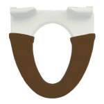 カラーショップ　洗浄暖房便座カバー　ブラウン