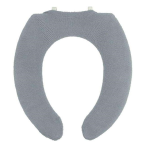 カラーショップ　Ｕ型便座カバー　スモークブルー