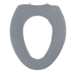 カラーショップ　Ｏ型便座カバー　スモークブルー