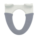 カラーショップ　洗浄・暖房便座カバー　スモークブルー