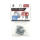 キャスター取付ねじ　太さ３.８～４×長さ１０ｍｍ　８本入