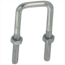 八幡ねじ　足長コの字ボルト　６Ｘ２８Ｘ７０