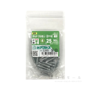 八幡ねじ ピアスビス さらドリルねじ（Ｄ＝６） 細目 小頭 ４×２５mm ５０本