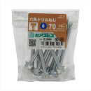 八幡ねじ　六角ドリルねじＰ６Ｘ７０