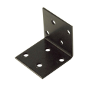 ２×４金具　黒　Ｇ－４つ穴Ｌ字　４０×４０×４０　１個