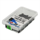 八幡ねじ　さらタッピング黒　３Ｘ２０