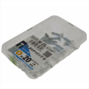 八幡ねじ　さらタッピング白　５Ｘ２０