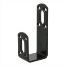 八幡ねじ　Ｊ型金具　黒　３０ｍｍ