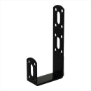 八幡ねじ　Ｊ型金具　黒　５０ｍｍ