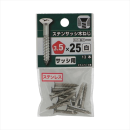 八幡ねじ　ステンサッシ木ねじ　３．５Ｘ２５白