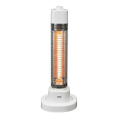 ユアサ　首振り電気ストーブ　コンパクト　ホワイト　ＹＡ－Ｈ４１０Ｄ（Ｗ）