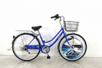 シナネンサイクル　ＤＩＶＡＬ　ファミリー　２７６ＨＤ　２７インチ　外装６段　ブルー