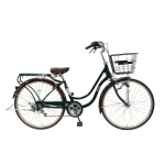 シナネンサイクル　スクラータ　ニフティ　２６６ＨＤ　２６インチ　外装６段　ダークグリーン