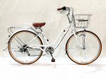 【引き取り限定】シナネンサイクル 自転車 26インチ AMI AMORETTO シナネンサイクル シティサイクル・ママチャリ 26