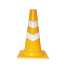 ミニスコッチコーン　４５０Ｈφ５０　黄／白