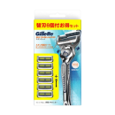 ジレット　スキンガード　フレックスボール　本体+替刃６コ付