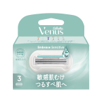 ジレット　ヴィーナス　敏感肌むけ つるすべ肌へ　替刃　３個入