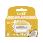 ジレット　ヴィーナス　うるもち肌へ　ソープ付き　ココナッツの香り　替刃　３個入