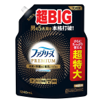 ファブリーズ　Ｗ除菌＋消臭　プレミアム メン　クールアクアの香り　つめかえ用　超特大　１２４０ｍＬ