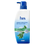 h&s グリーンゼラニウムドライスカルプケア 薬用シャンプー ポンプ 330g
