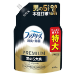 ファブリーズ　消臭＋除菌　プレミアム　男の5大臭　クールアクアの香り　 つめかえ用　６１０ｍＬ