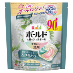 ボールド　太陽のジェルボール　柔軟剤入り洗剤　ホワイトティー＆フローラルの香り　つめかえ用　テラジャンボ　９０個入り