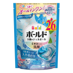 ボールド　太陽のジェルボール　柔軟剤入り洗剤　フレッシュフラワー＆サボンの香り　つめかえ用　ハイパージャンボ　２６個入り