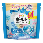 ボールド 太陽のジェルボール 柔軟剤入り洗剤 フレッシュフラワー&サボンの香り つめかえ用 メガジャンボ 60個入り