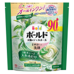 ボールド　太陽のジェルボール　柔軟剤入り洗剤　グリーンティー＆ネロリの香り　つめかえ用　テラジャンボ　９０個入り