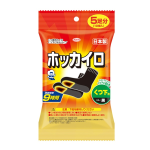 ホッカイロ　くつ下用　黒　５足