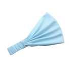 ひんやりヘアバンド　ジッパーポーチ入　ブルー