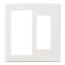 パナソニック　コスモシリーズ　スイッチ＋コンセント用プレート　ＷＴ８１１２Ｗ