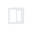 パナソニック　コスモシリーズ　スイッチ＋コンセントプレート　ＷＴＣ７１１２Ｗ