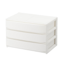 ナチュラ　ポスデコ　ワイド　浅３段　ホワイト