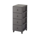 スキュウプラス　ルームス　コンベッソ３４４　４段　ダークグレー