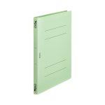 ＰＰフラットファイル　Ａ４Ｓ　ポケット付　グリーン